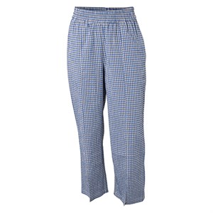 HOUNd - Check Pants W/Slit, Light Blue